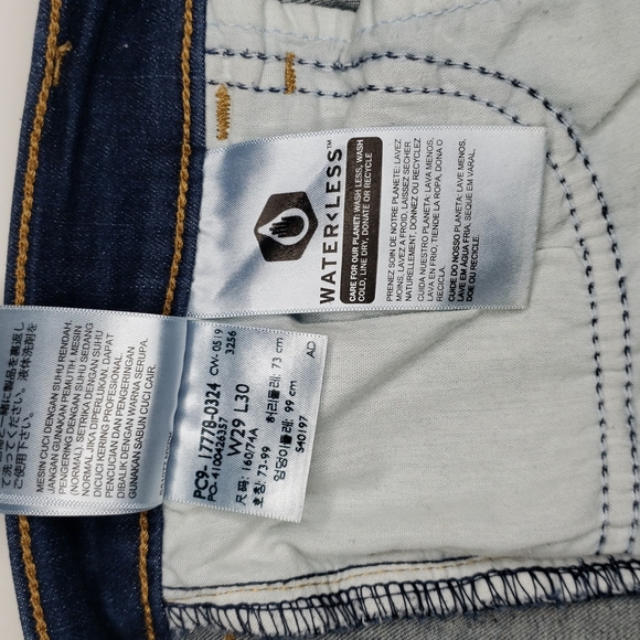 Levi's 710 Super Skinny - 29x30 - Blue Jeans - Picture 8 of 9